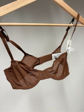 aerie Chocolate Brown mesh Bra